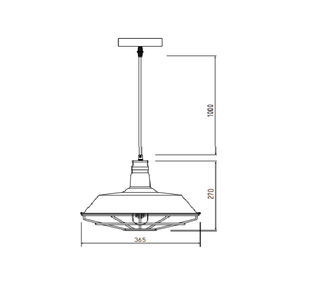85352 2362 Solen riippuvalaisin 36,5cm mattakulta, Kauppahuone Harju Oy, GTV decor - Riippuvat valaisimet - 184653 - 2